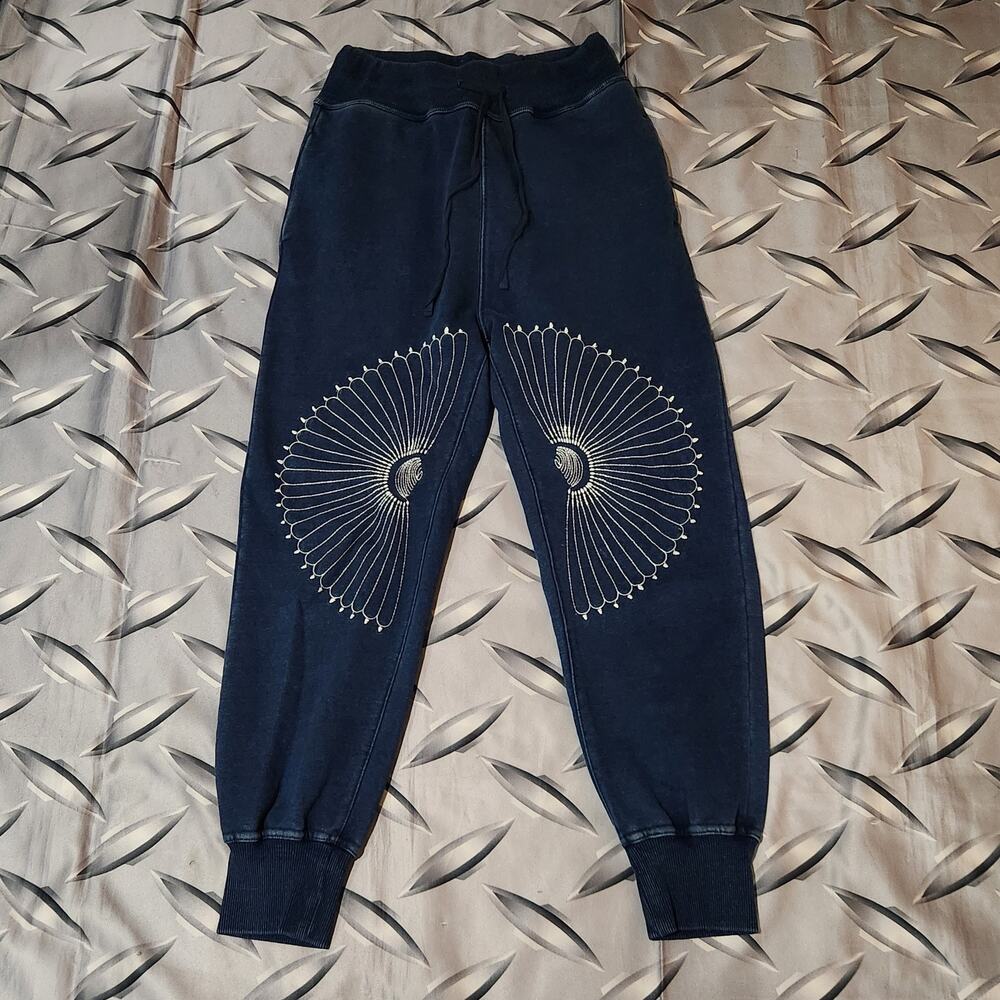 Lucky Sartorius Men’s Cotton Indigo Jogger Pants Size M Japanese Streetwear